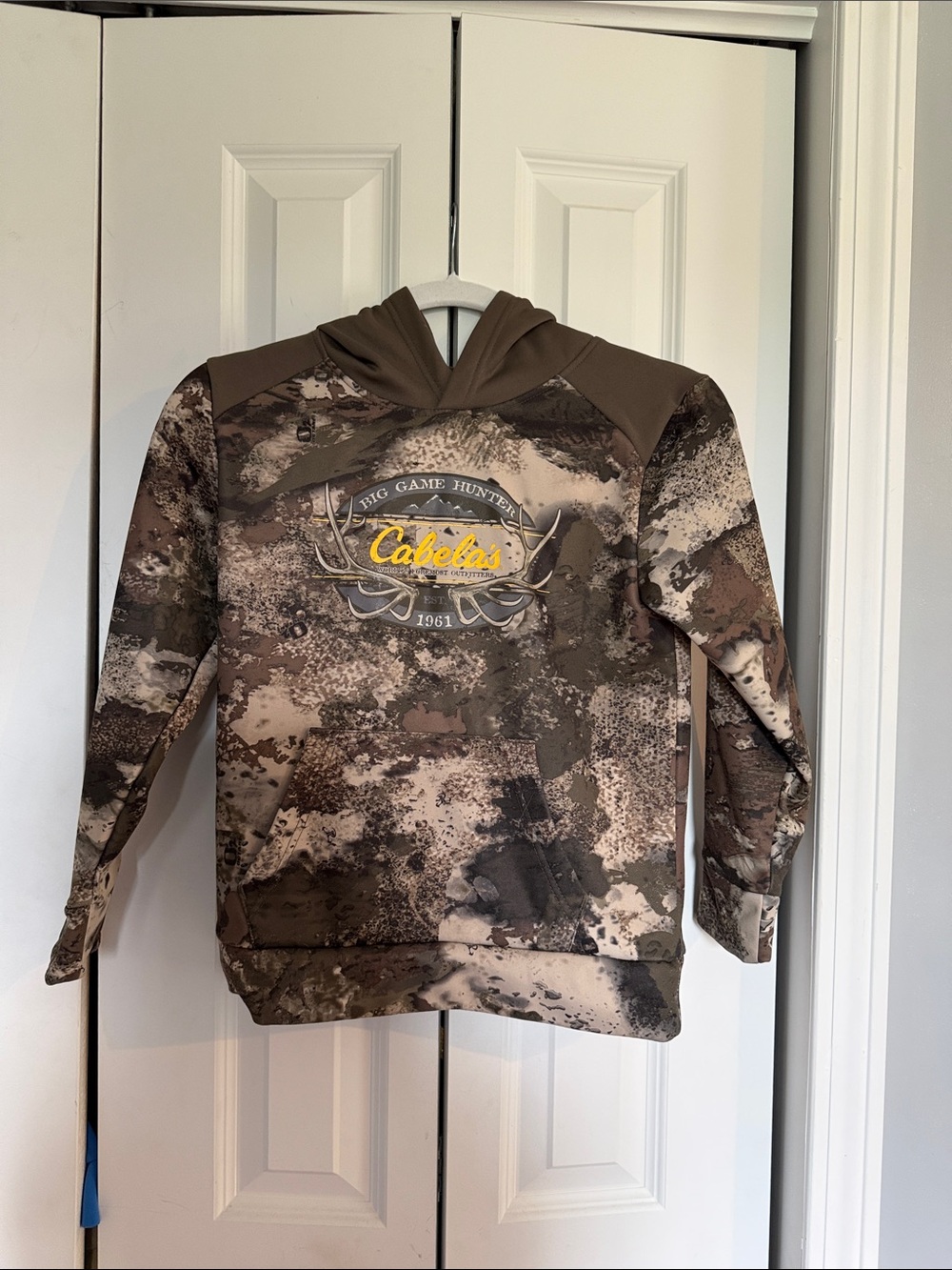 Cabela's Brown Camouflage Hooded Sweatshirt
